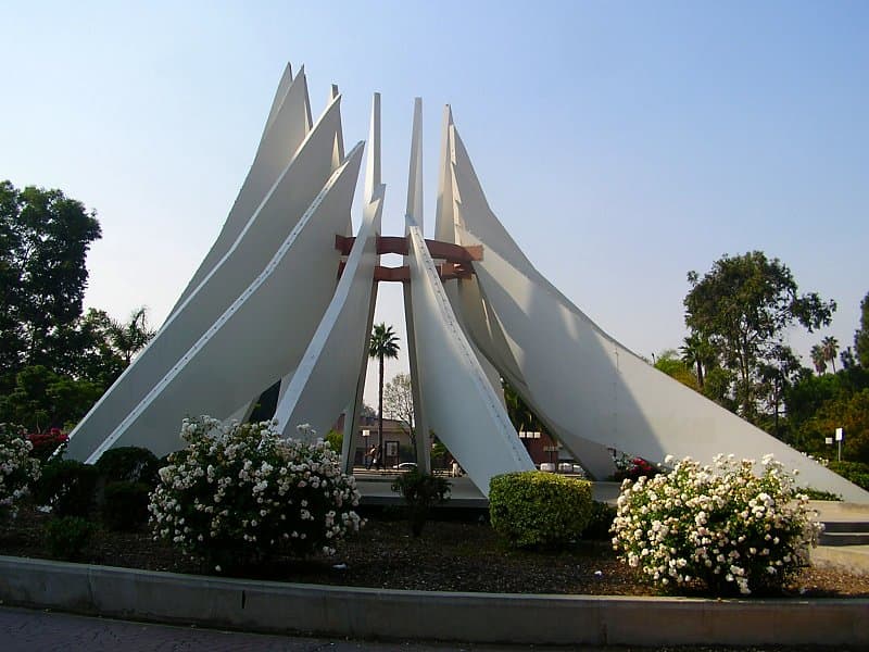 Civic monument in Compton, Los Angeles County, California