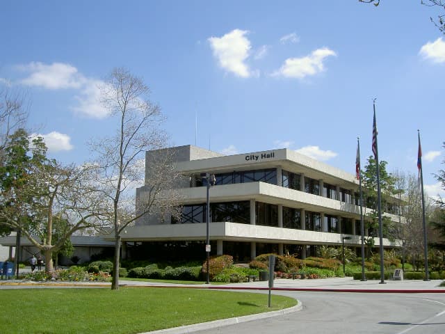 Downey City Hall, Los Angeles County, California
