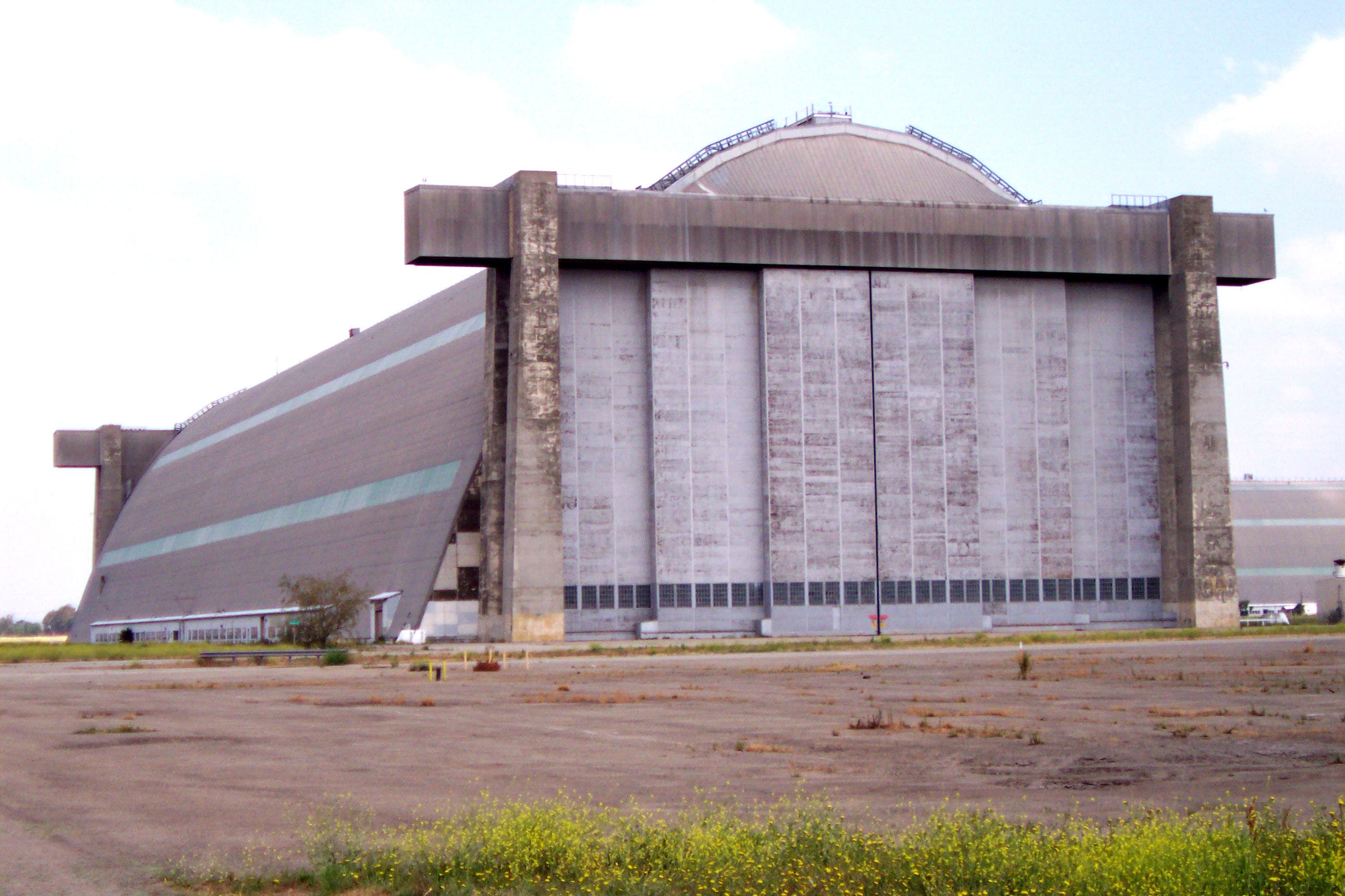 Historic blimp hangar in Tustin, Orange County, California